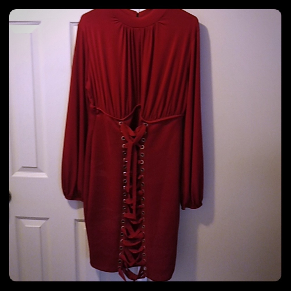 Auditions lace up dress